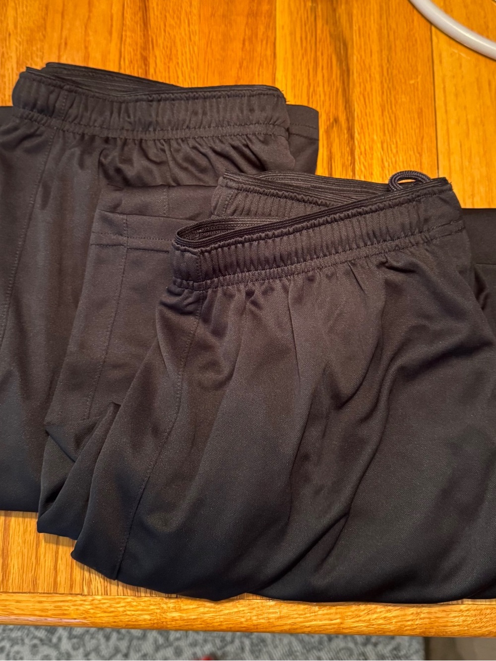 Hanes Sport Men’s Black Track Pants Bundle Size Medium Set of 2